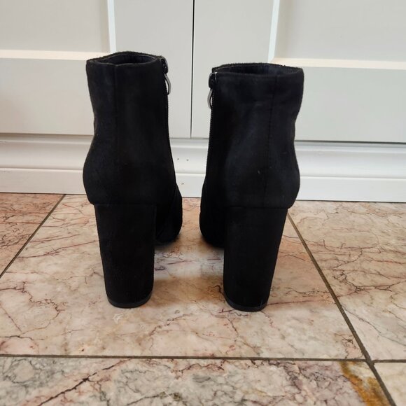 Black Suede Boots - Picture 2 of 5